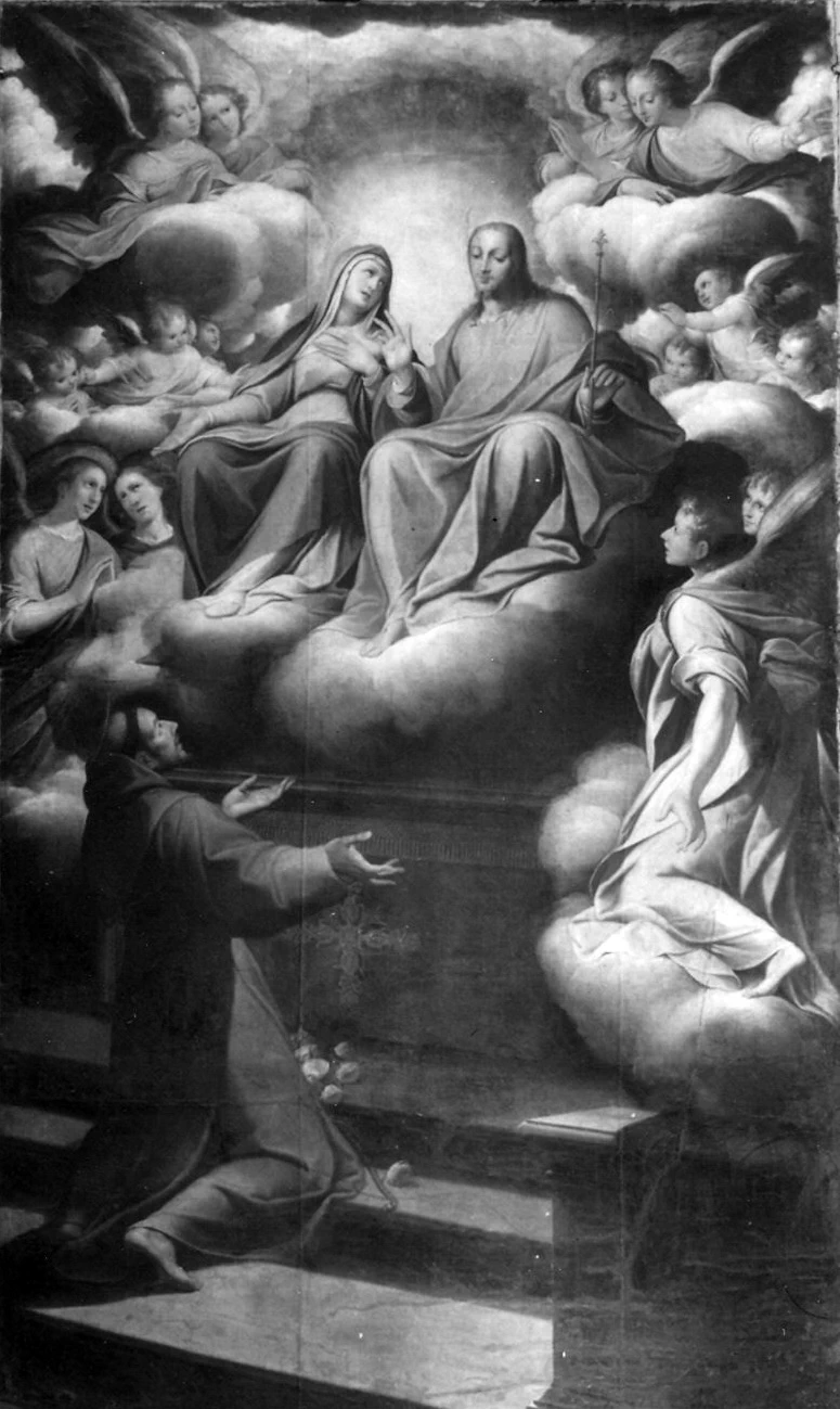San Francesco che implora la Vergine - Basilica di S. Maria di Campagna, Piacenza